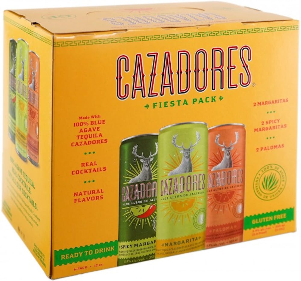 Cazadores 'Fiesta Variety' Tequila Cocktails 612oz Cans Ready to Go