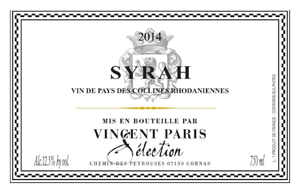 Vincent Paris Syrah 2021