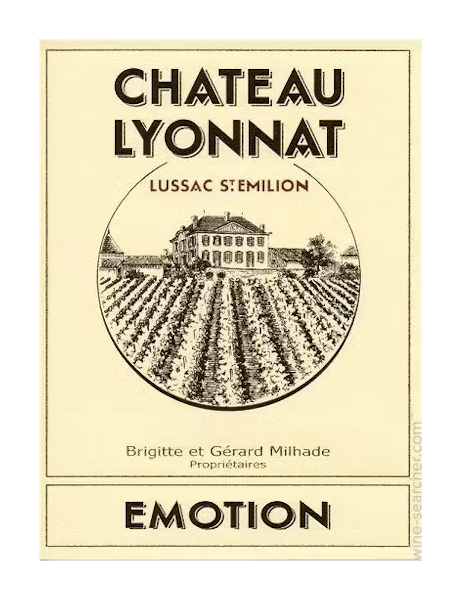 Chateau Lyonnat Lussac St Emilion Emotion 2016
