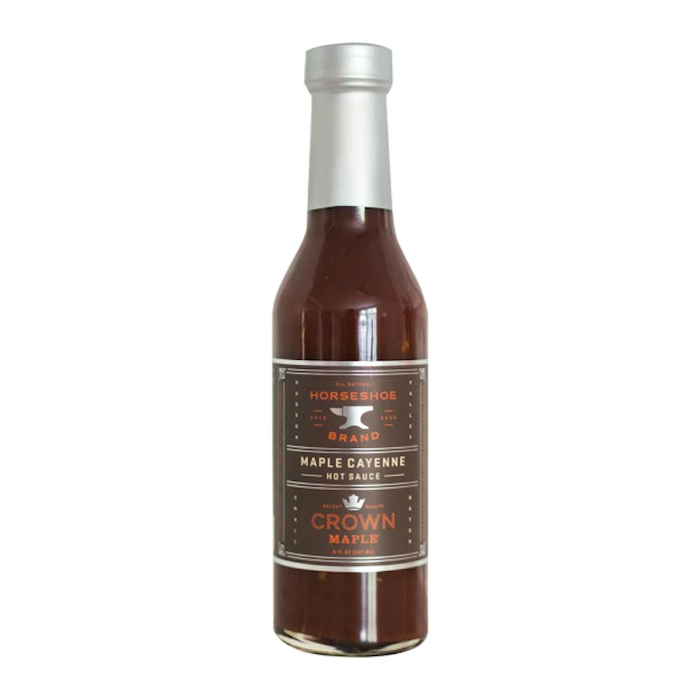 Crown Maple & Horseshoe Brand Maple Cayenne Hot Sauce 8oz Sauces