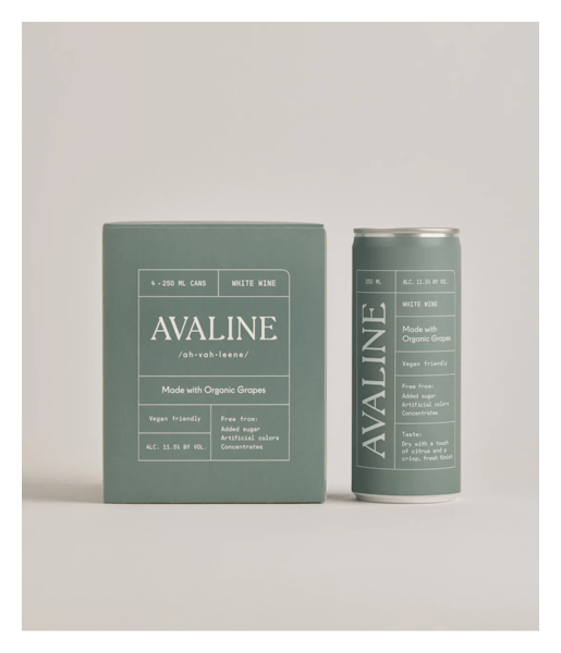 Avaline White 4-250ml Cans