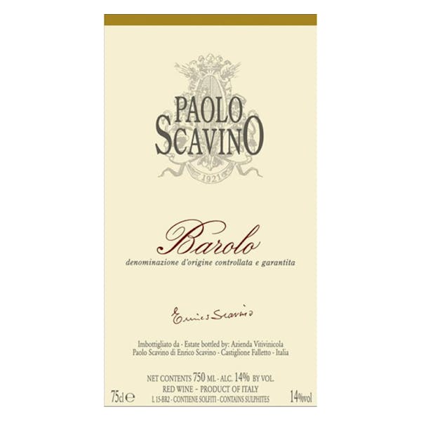 Paolo Scavino Barolo 2018