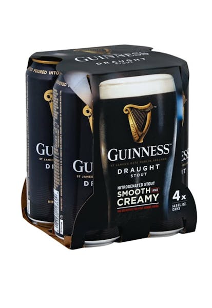 Guinness Draught Stout 4-14.9oz Cans