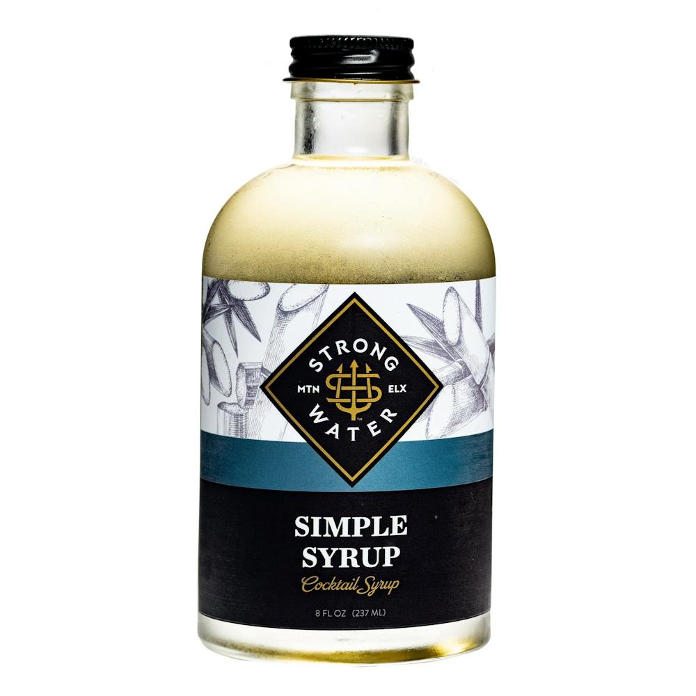 Strongwater Simple Syrup 8oz Syrups