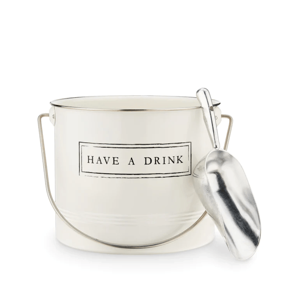 Twine Have a Drink Ice Bucket w/ Scoop