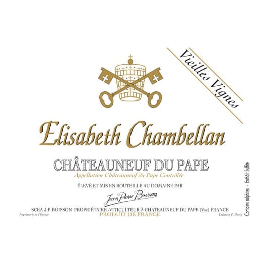 Elisabeth Chambellan Chateauneuf du Pape 2021