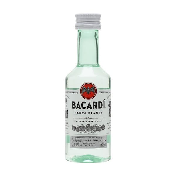 Bacardi \'Superior\' 50ml Silver Rum :: Rum