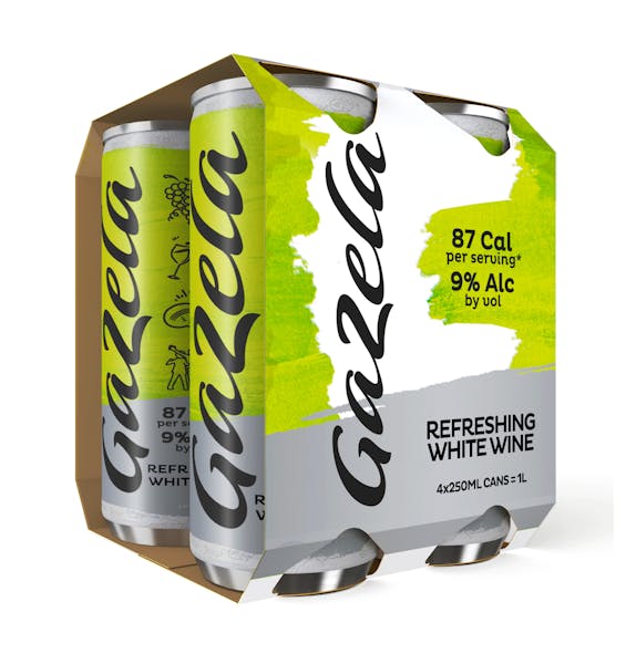 Gazela Vinho Verde White 4-250ml Cans