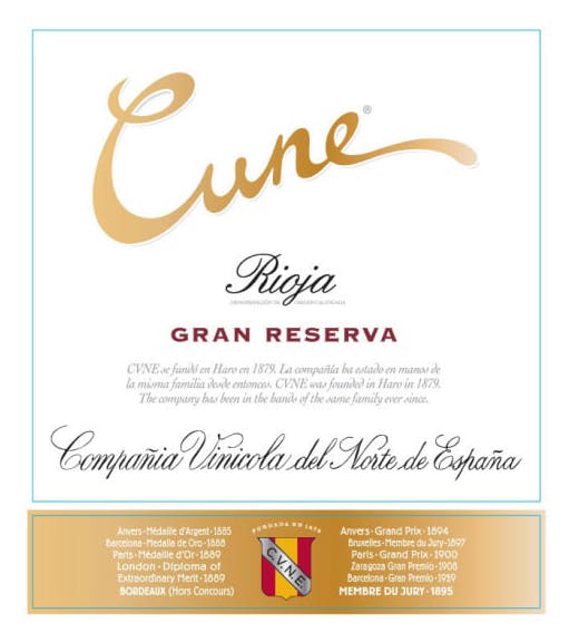 Cune 'Gran Reserva' Rioja 2016