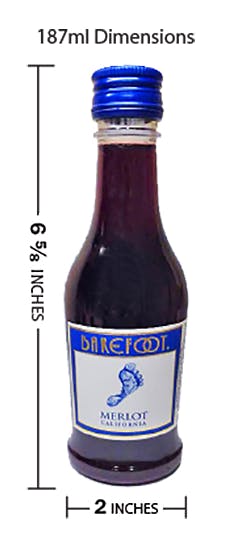 Barefoot Winery Merlot 187ml