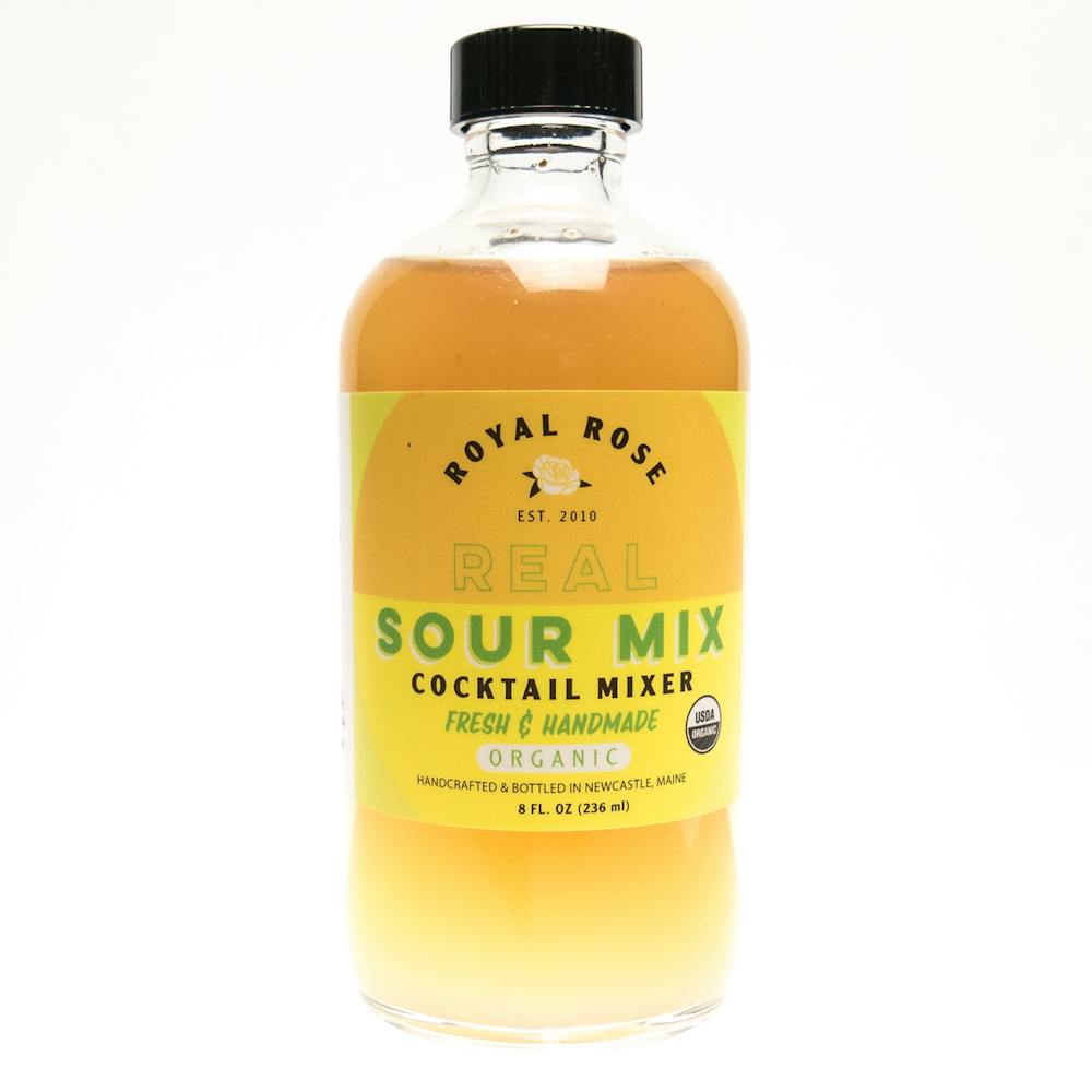 Royal Rose Real Sour Mix Organic Cocktail Mixer 8oz Cocktail Mixers