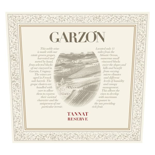 Bodega Garzon 'Reserve' Tannat 2020