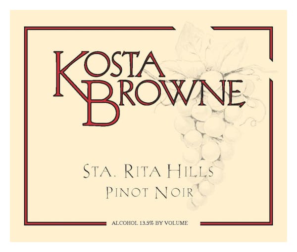 Kosta Browne 'St Rita Hills' Pinot Noir 2020