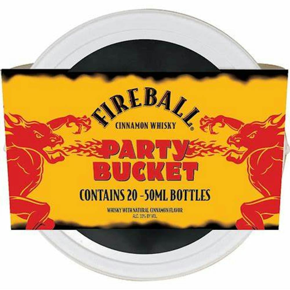Fireball Cinnamon Party Buckets 2050ml Bottles Whiskey