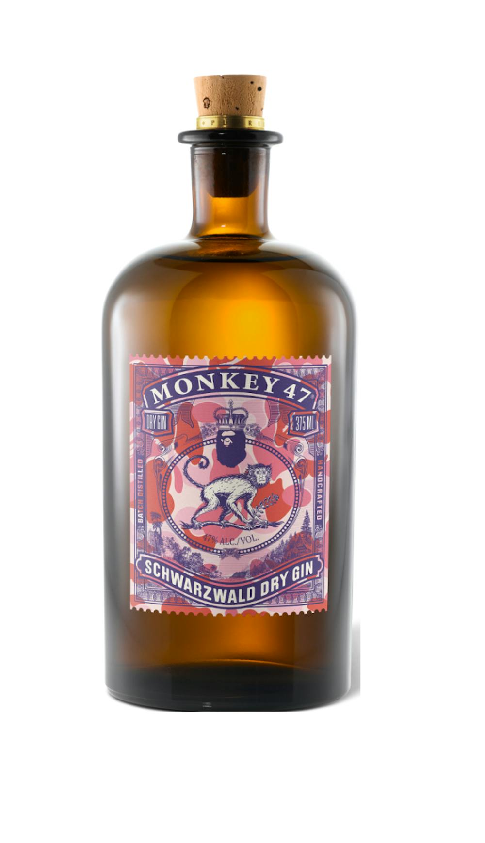 ネットで注文 Monkey Gin :: 375ml Gin Dry Ape' 'Bathing 47 Brandy