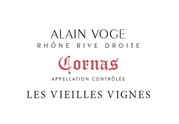 Alain Voge Les Vieilles Vignes Cornas 2019