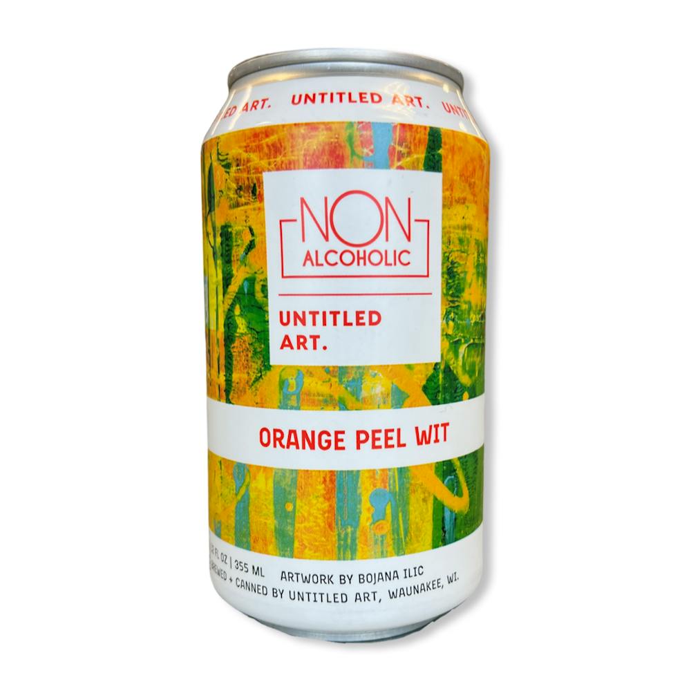 Untitled Art NonAlcoholic Orange Peel Wit 12oz Can NonAlcoholic Beer