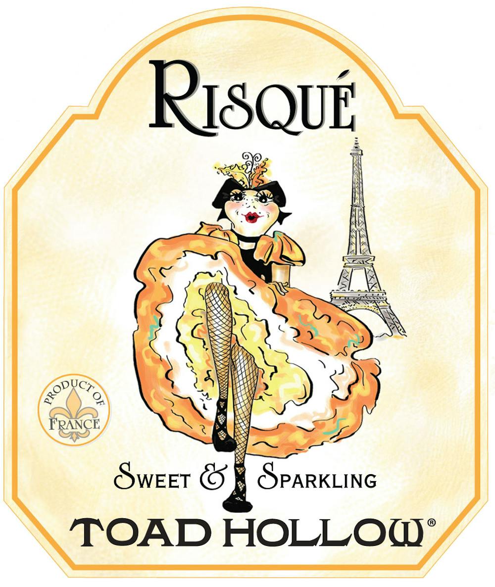 Toad Hollow 'Risque' Sparkling NV Bubbly Sweet