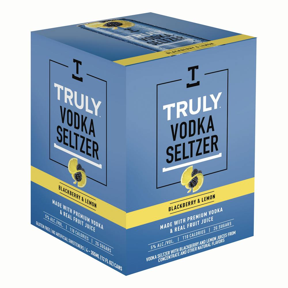 Truly Vodka Seltzer Black Berry Lemon Seltzer 4355ml Ready to Go