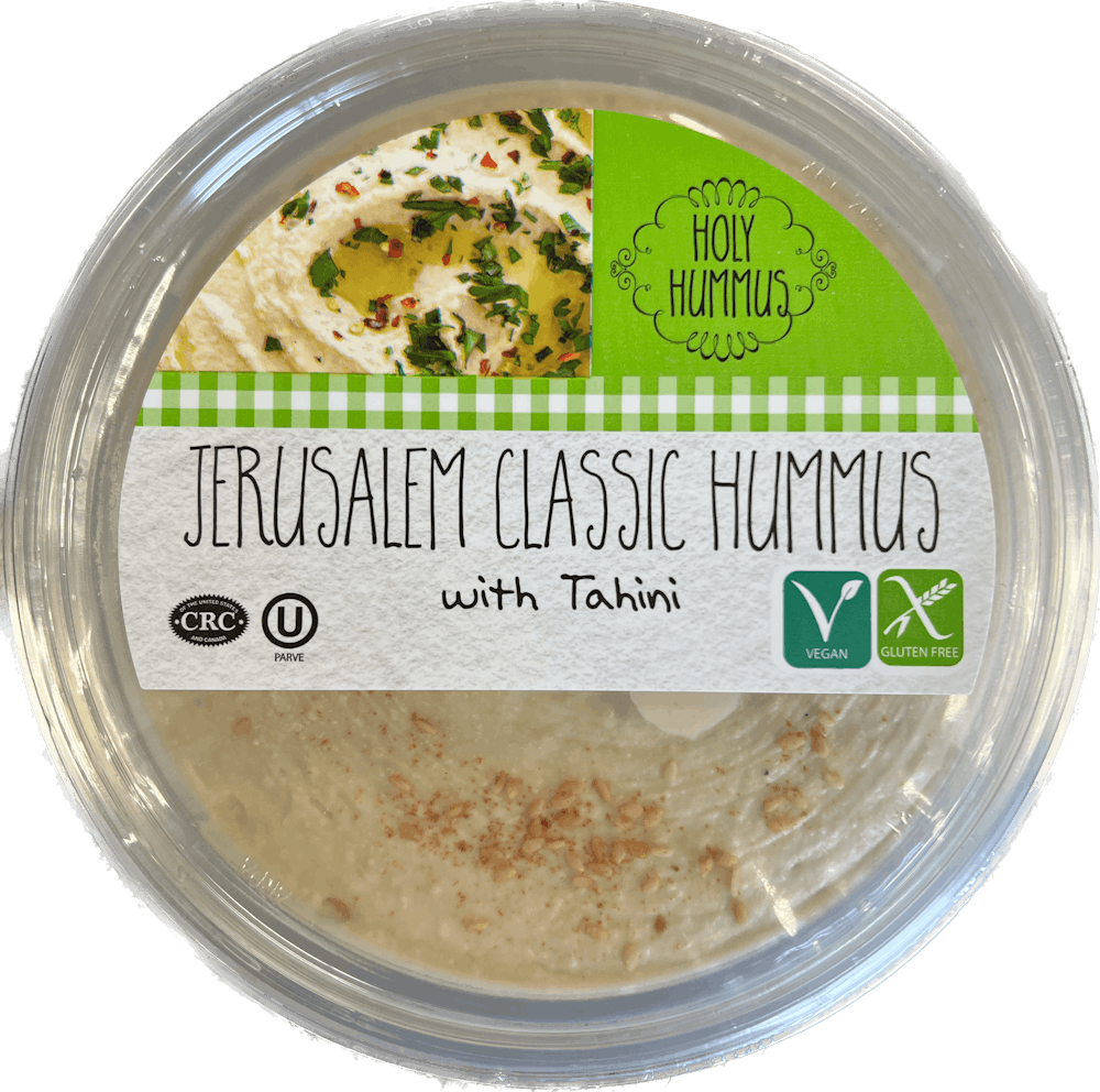 Holy Hummus Jerusalem Classic Hummus 10oz Snacks, Chips, Crackers