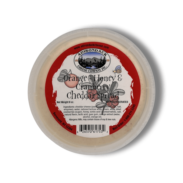 Adirondack Cheese Co. Orange Honey Cranberry Spread 8oz