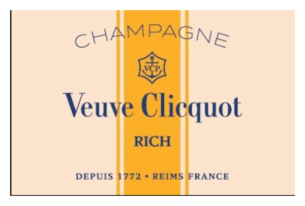 Veuve Clicquot Rich Champagne