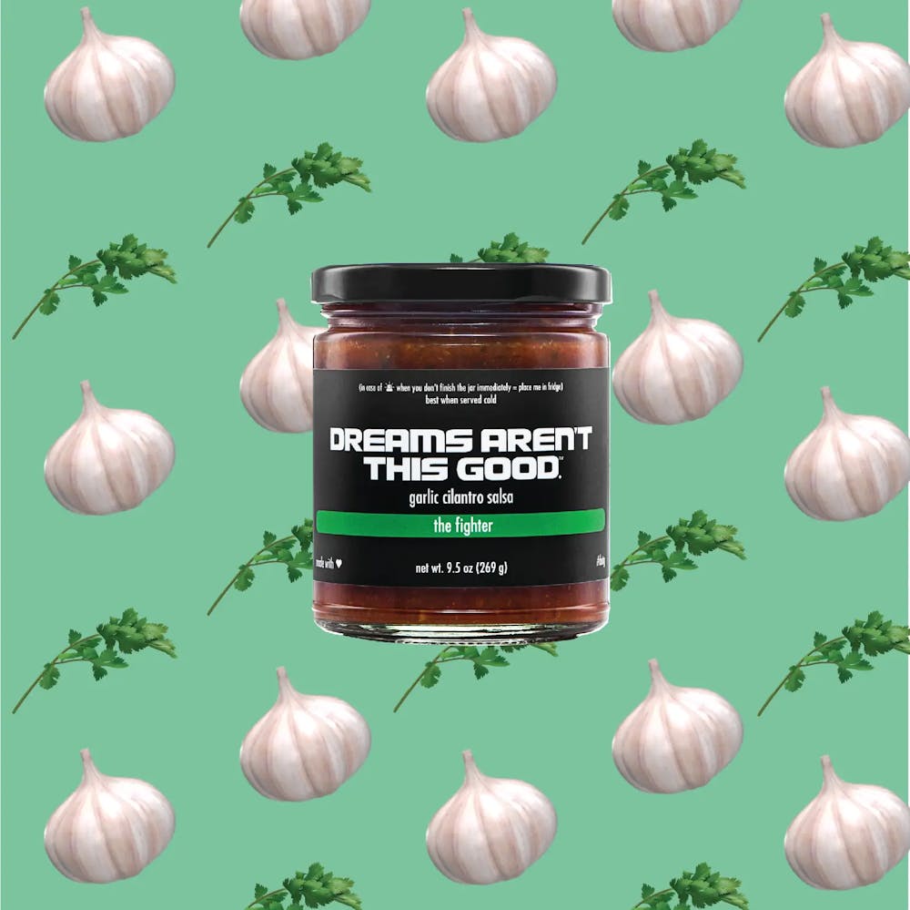 Dreams Aren't This Good Garlic Cilantro Salsa 9.5oz Jarred Goods