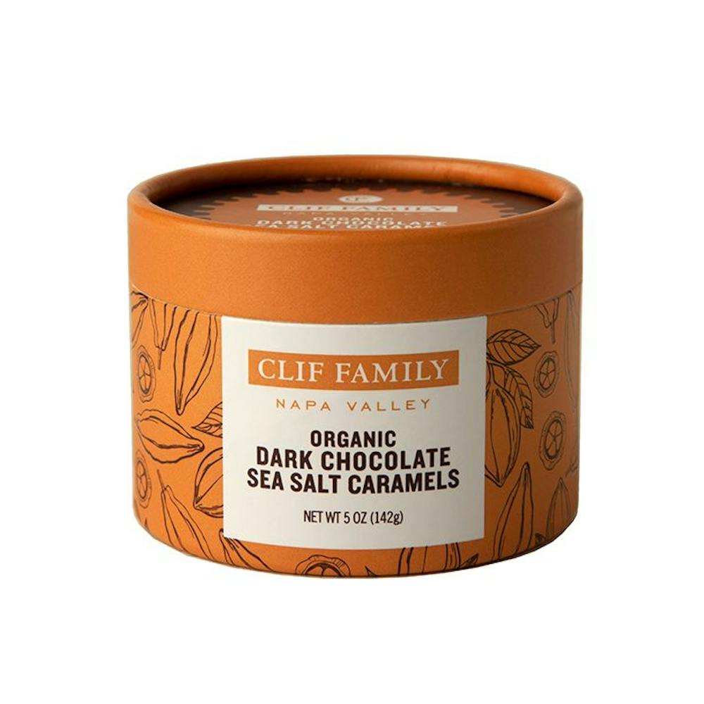 Clif Family Organic Dark Chocolate Sea Salt Caramels Candy
