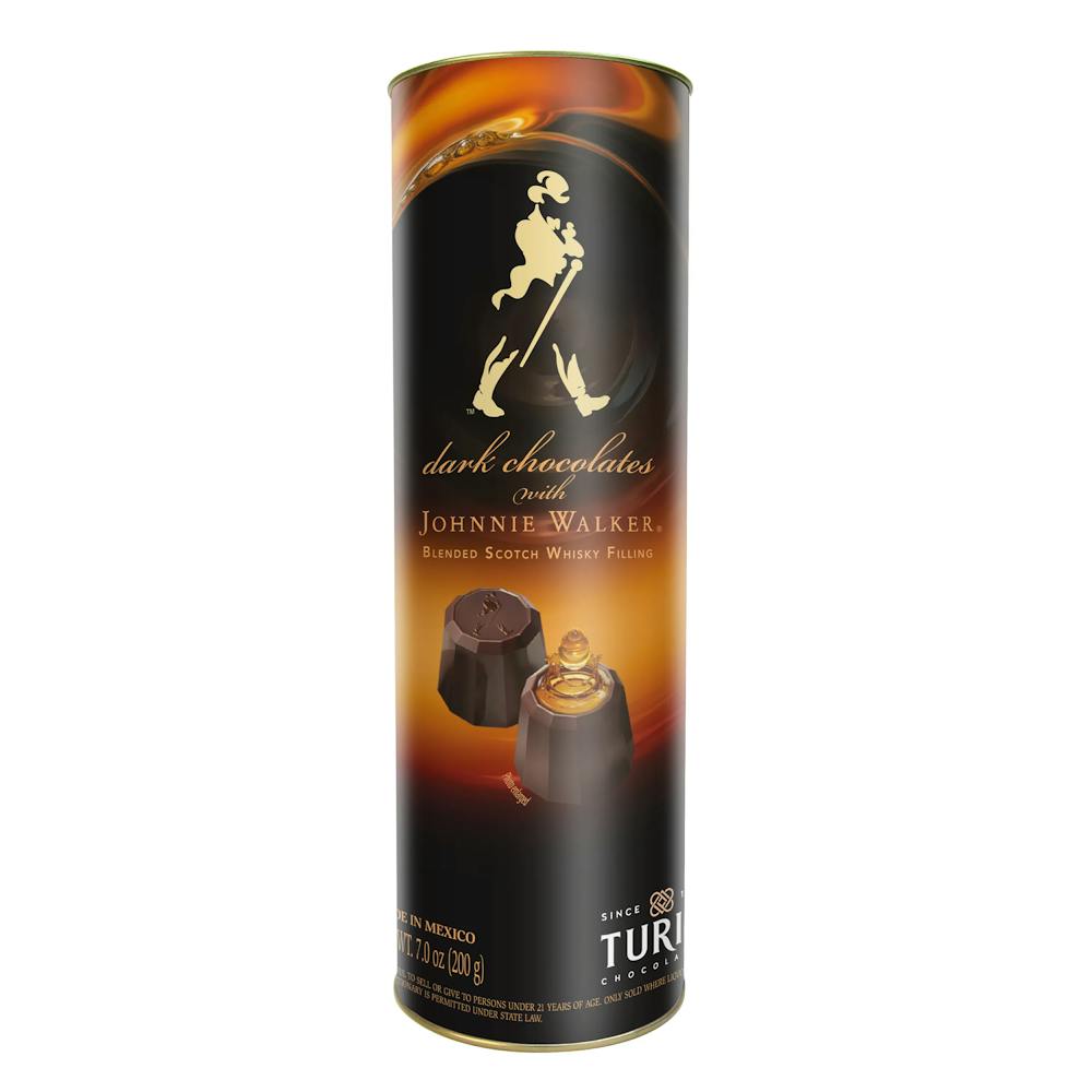 Johnnie Walker Scotch Filled Dark Chocolates Tube (20pcs) Chocolate