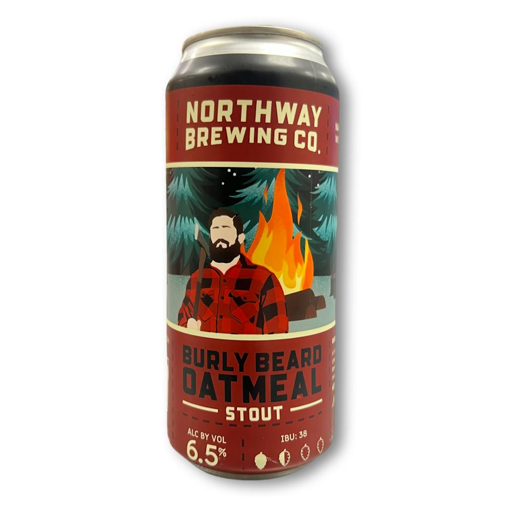 Northway Brewing Co. Burly Beard Oatmeal Stout 16oz Stout/Porter