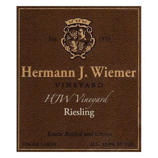 Hermann Wiemer 'HJW Vineyard' Riesling 2020