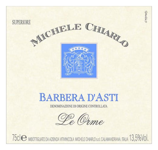Michele Chiarlo 'Le Orme' Barbera d'Asti Superiore 2020