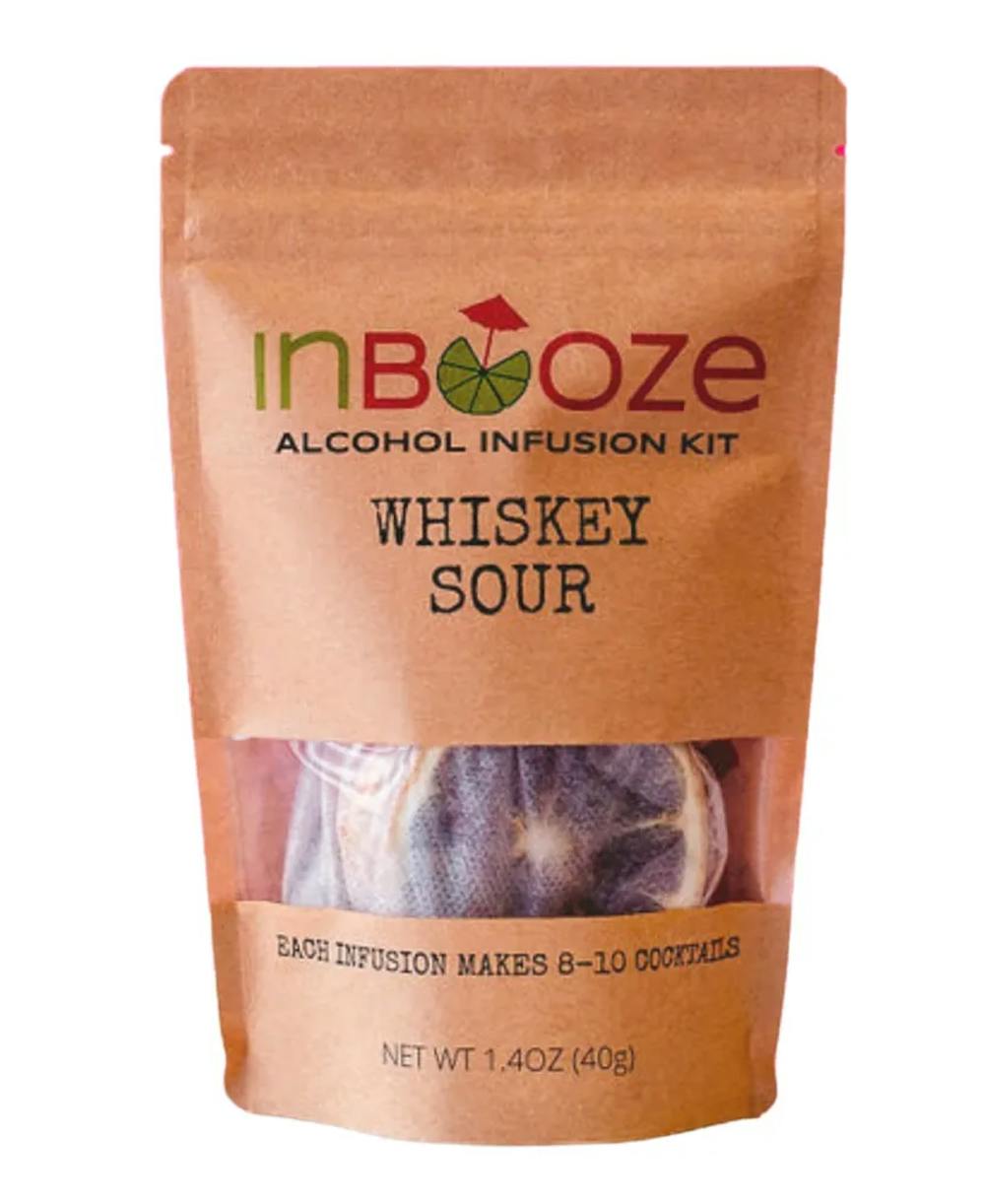 Whiskey Sour Infusion Kit by InBooze Cocktail Mixers