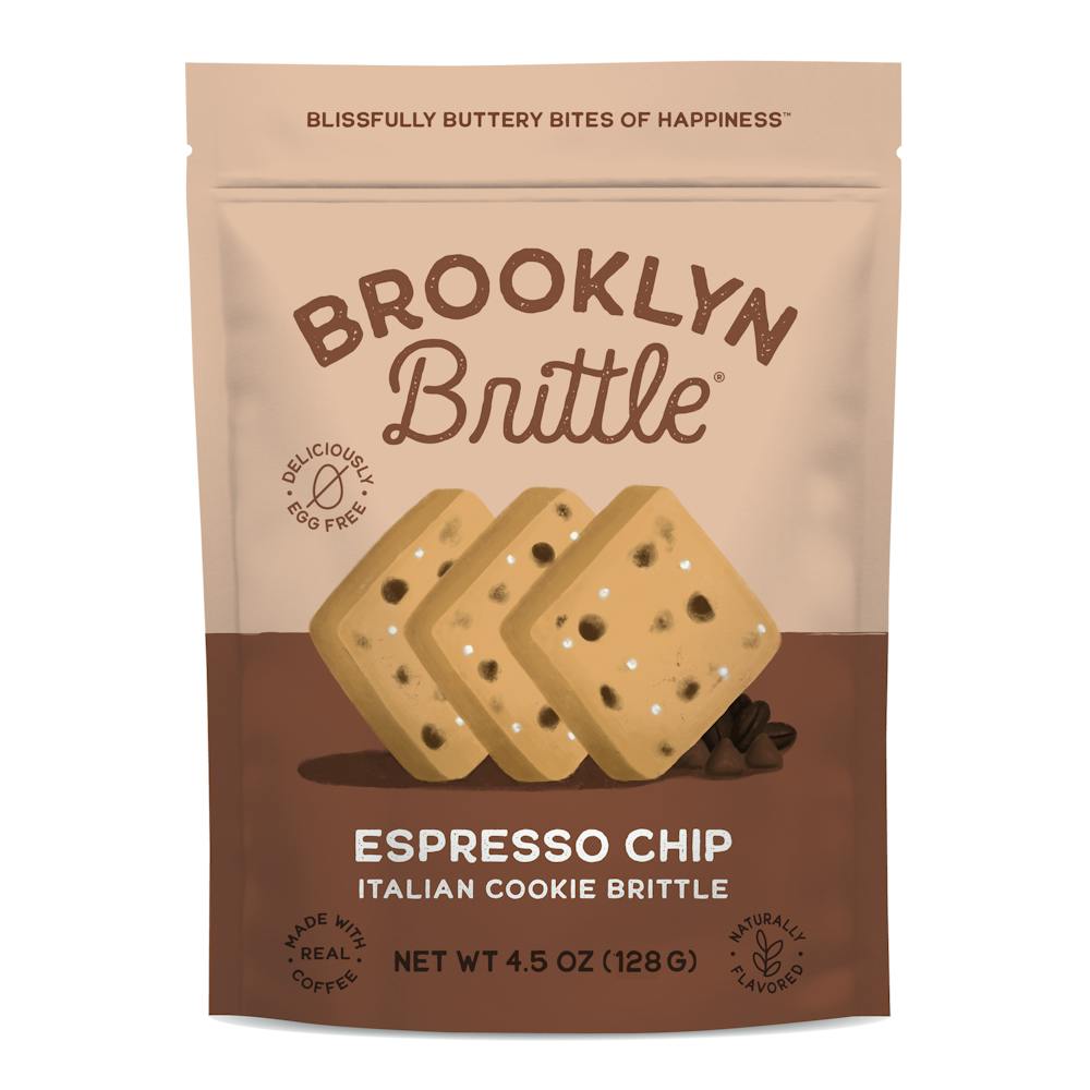 Brooklyn Brittle Espresso Chip Italian Cookie Brittle Snacks, Chips, Crackers