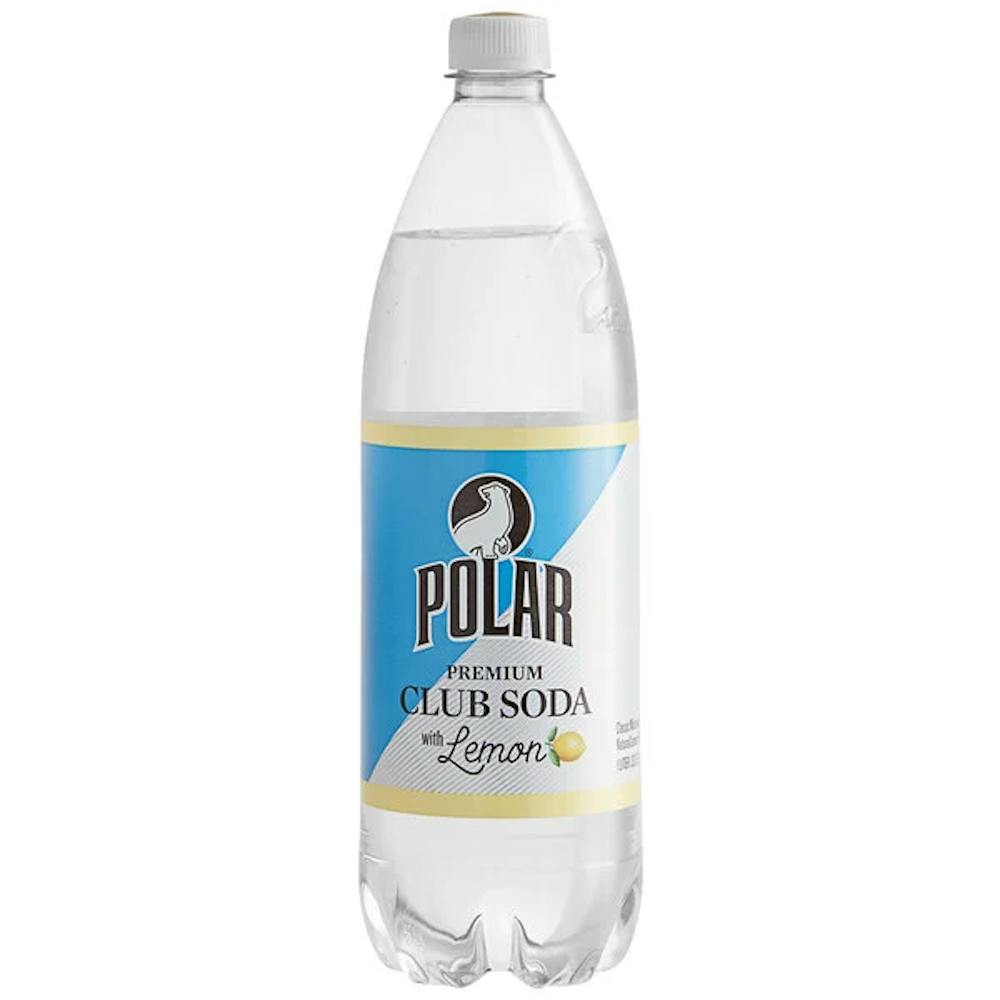 Polar Premium Club Soda w/ Lemon 1L Club Soda