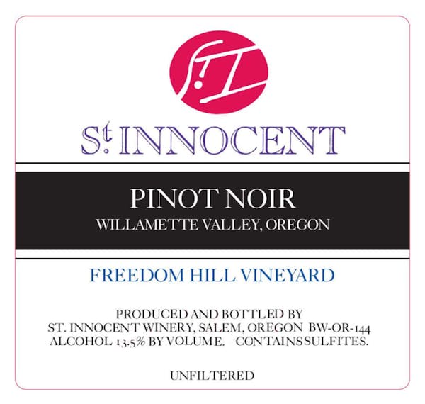 St Innocent 'Freedom Hill Vyd' Pinot Noir 2018