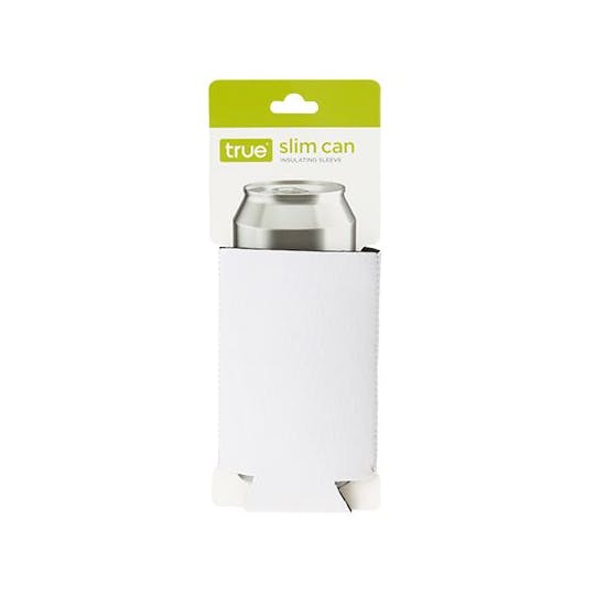 Slim Can Insulating Sleeve by True (White)