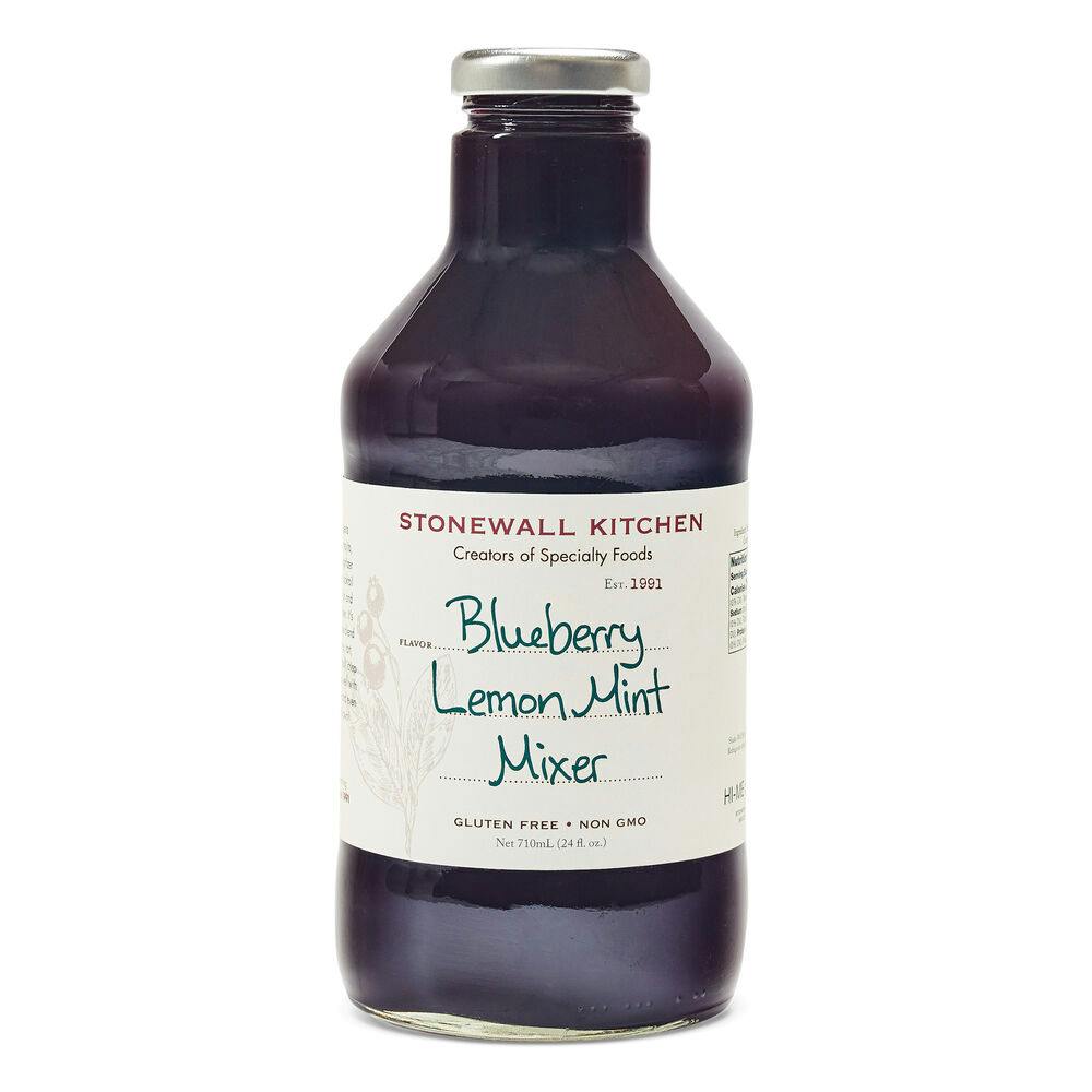 Stonewall Kitchen Blueberry Lemon Mint Mixer 24oz Cocktail Mixers