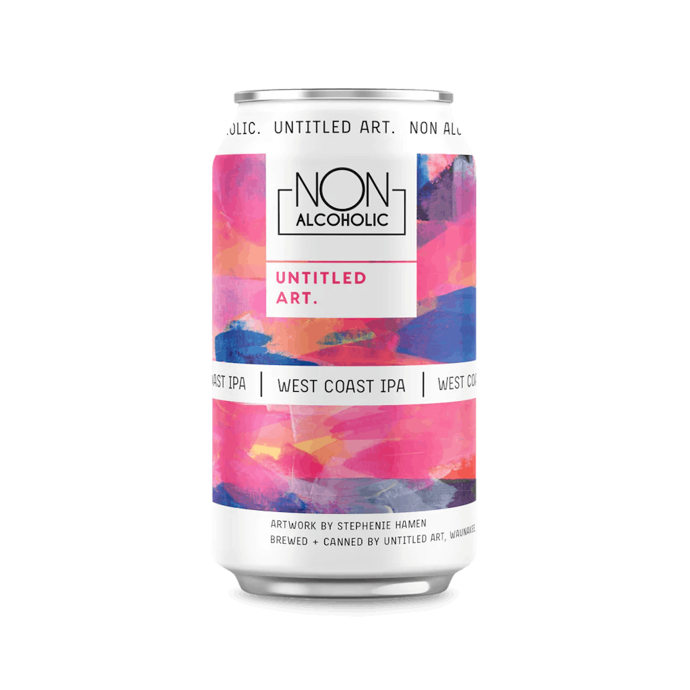 Untitled Art NonAlcoholic West Coast IPA 12oz Can NonAlcoholic Beer