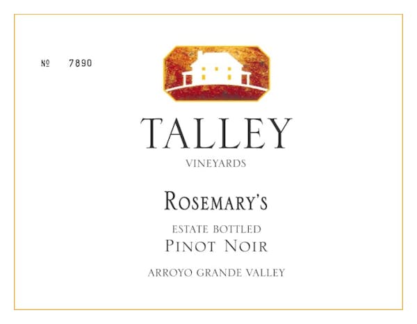 Talley 'Rosemary Vyd' Pinot Noir 2020