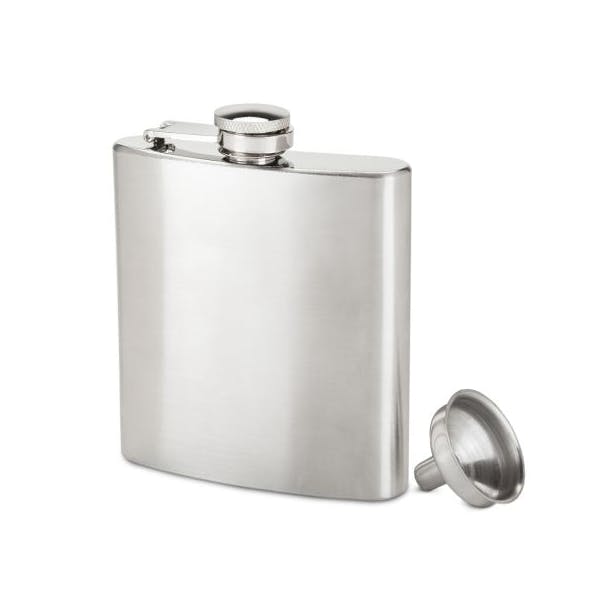 Stainless Steel Flask w/ Funnel by True