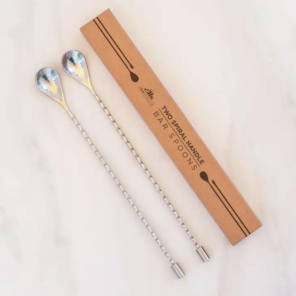 Bar Spoon w/ Spiral Handle by A Bar Above (Set of 2) Bar Tools