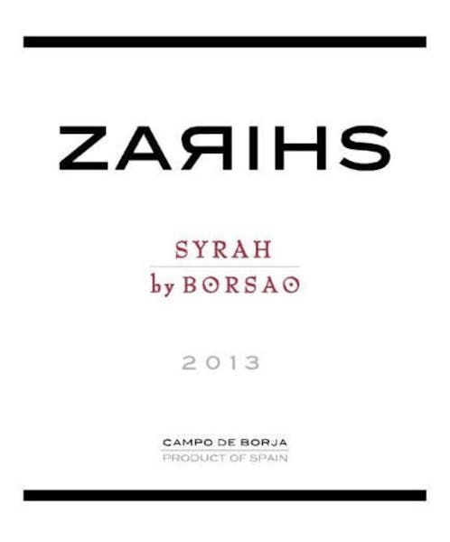 Bodegas Borsao 'Zarihs' Syrah 2018