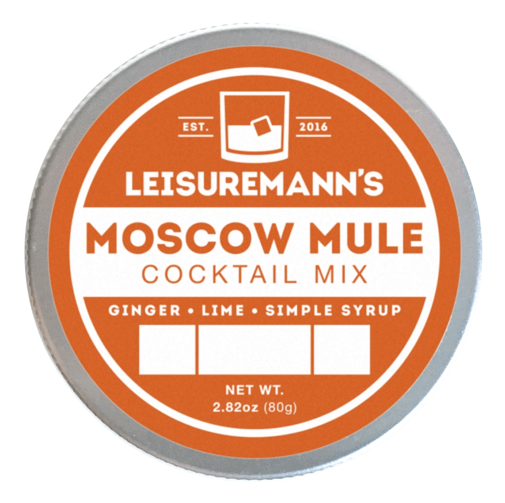 Leisuremann's Moscow Mule Cocktail Mix Jar 2.82oz Cocktail Mixers