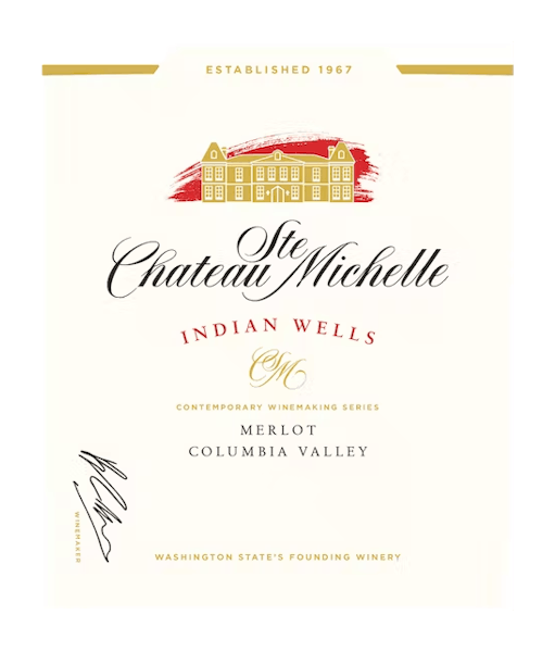 Chateau Ste. Michelle 'Indian Wells' Merlot 2019