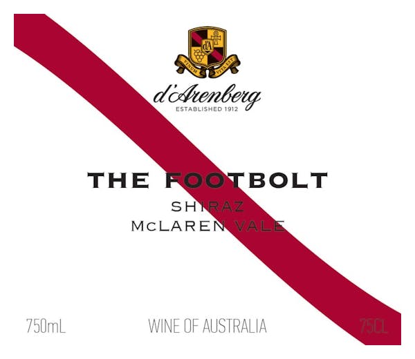 d'Arenberg 'The Footbolt' Shiraz 2019