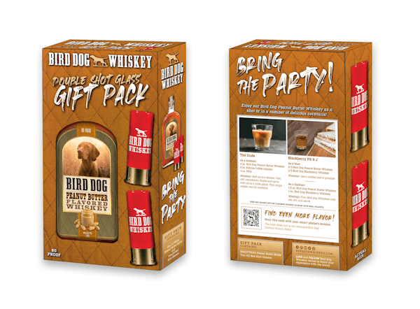 Bird Dog Whiskey Peanut Butter Gift Set 750ml