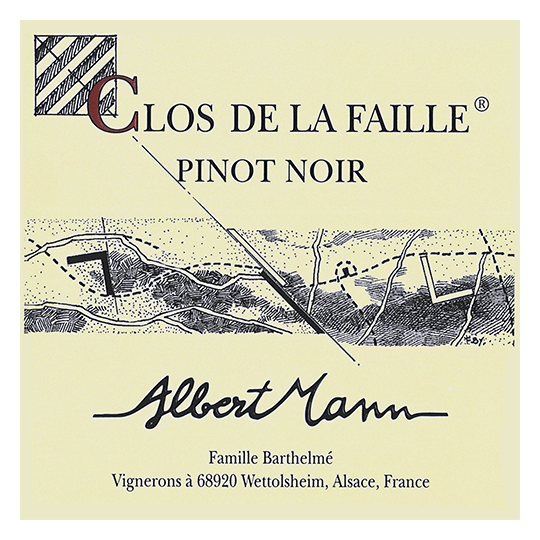 Albert Mann 'Clos La Faille' Pinot Noir 2020