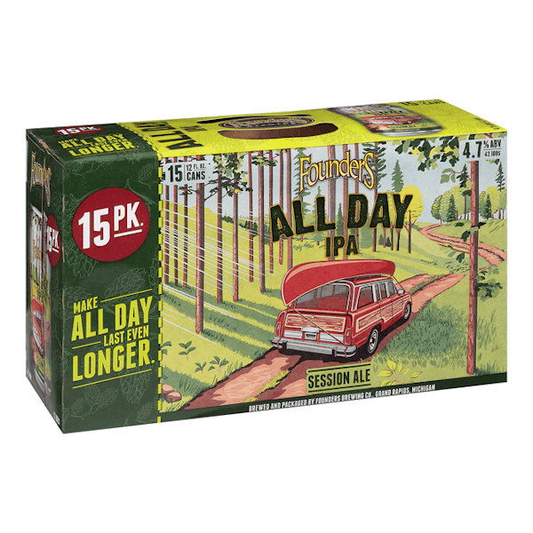 Founder's Brewing All Day IPA 15pk-12oz Cans