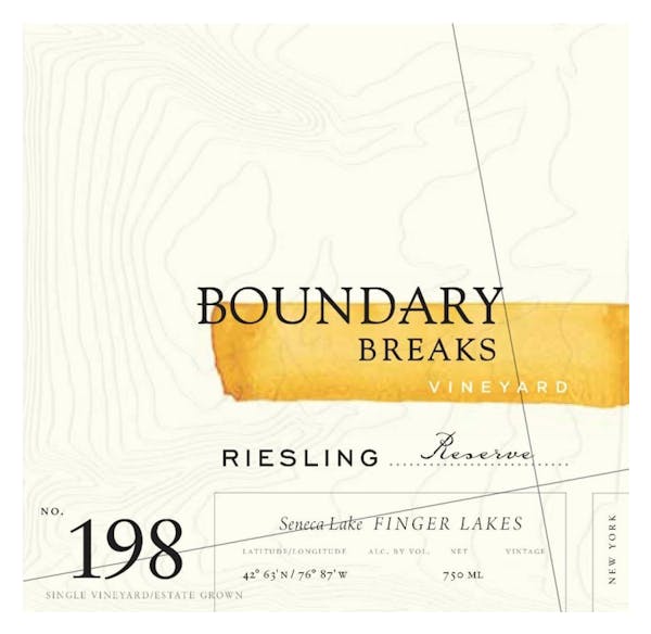 Boundary Breaks Riesling No. 198 Reserve 2021